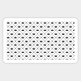 Cute Geometric Crown Pattern Sticker